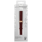 Apple Watch (42/44/SE/45/46/49mm) Vegan Leather Watch Strap - Fine Wine Croco