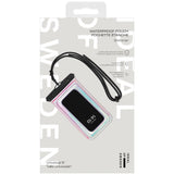 iDeal of Sweden Universal Waterproof Case with Adjustable Strap - Iridescent (Max. Mobile Size: 220 x 120 mm)