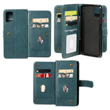 Xiaomi Poco M3 Flip Leather Case w. Extra Card Holder - Green