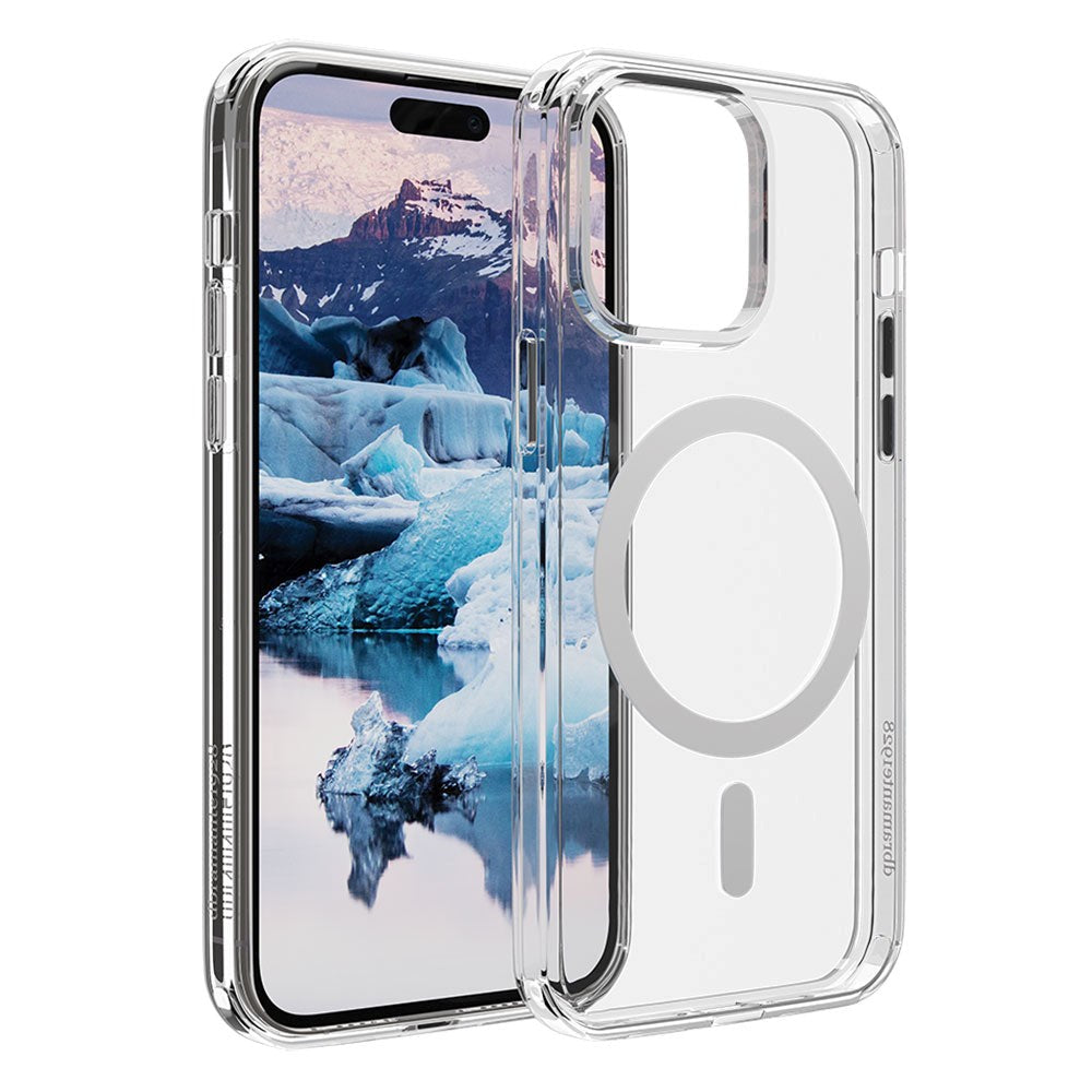 iPhone 15 Pro Max dbramante1928 Iceland Pro Case - 100% Recycled Plastic - MagSafe Compatible - Transparent