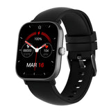 Sinox Lifestyle Square Smartwatch with. Pedometer - Black