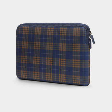Trunk Neoprene Sleeve for Laptop 13" (30.5 x 22 x 2 cm) - Navy Tartan