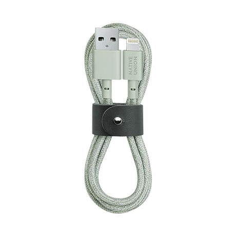 Native Union Belt Kabel  USB-A to Lightning with Leather Buckle 1.2 meters - Sage