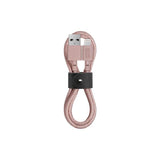 Native Union Belt Kabel  USB-A to Lightning with Leather Buckle 1.2 meters - Rose