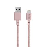 Native Union Belt Kabel  USB-A to Lightning with Leather Buckle 1.2 meters - Rose