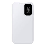 Original Samsung Galaxy S23 FE Smart Clear View Case - White (EF-ZS711CWEGWW)