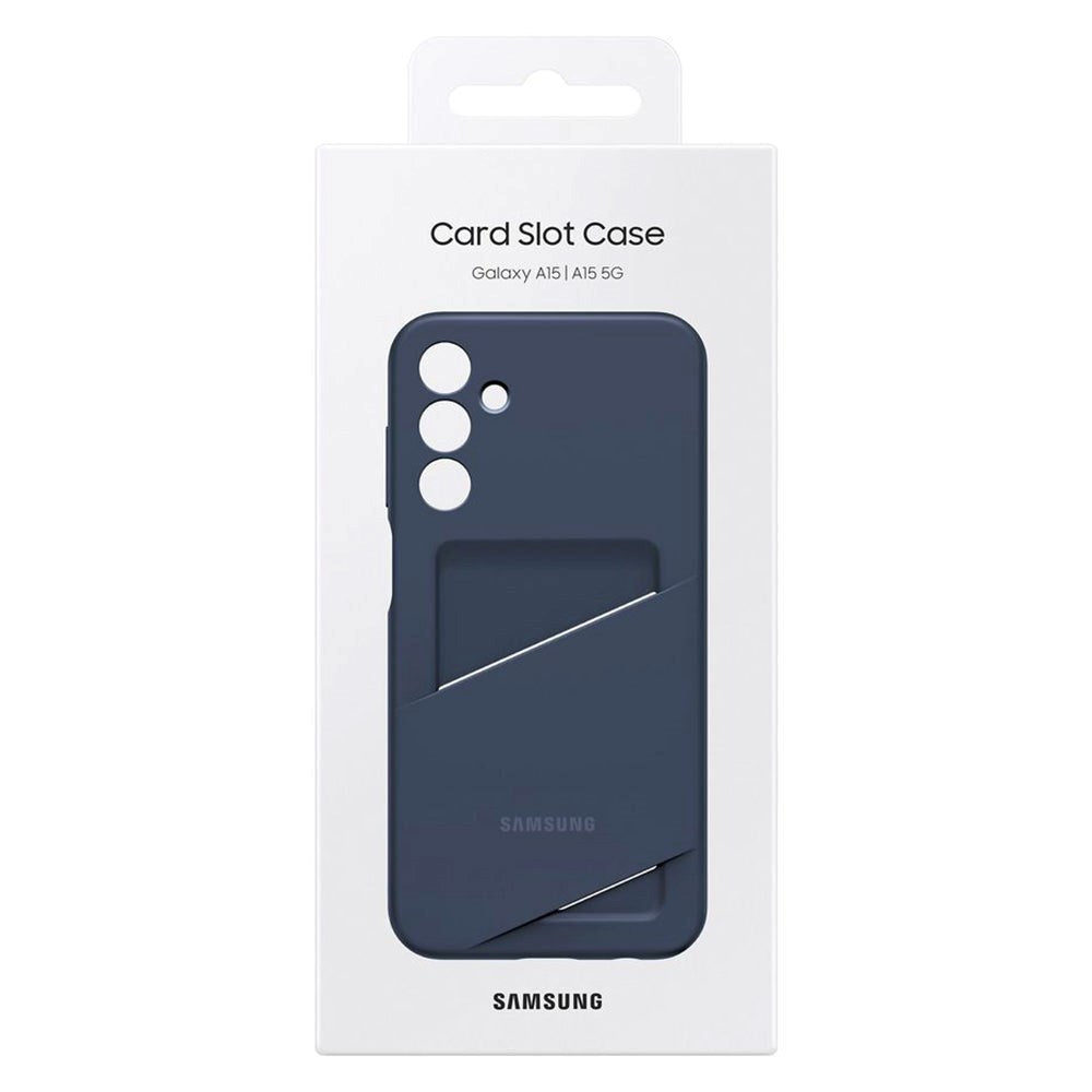 Original Samsung Galaxy A15 (5G) / A15 Card Slot Case EF-OA156TBEGWW - Blue