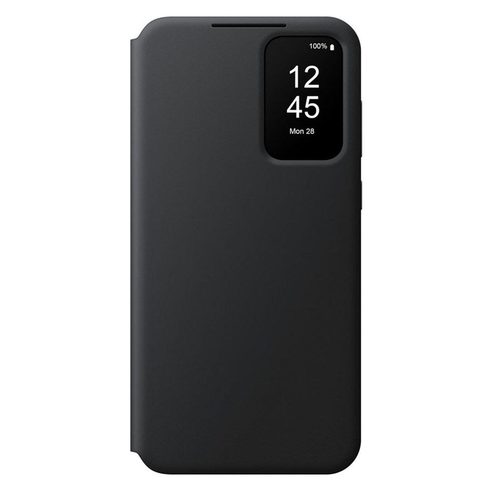 Original Samsung Galaxy A35 (5G) Smart View Wallet Case - Black (EF-ZA356CBEGWW)