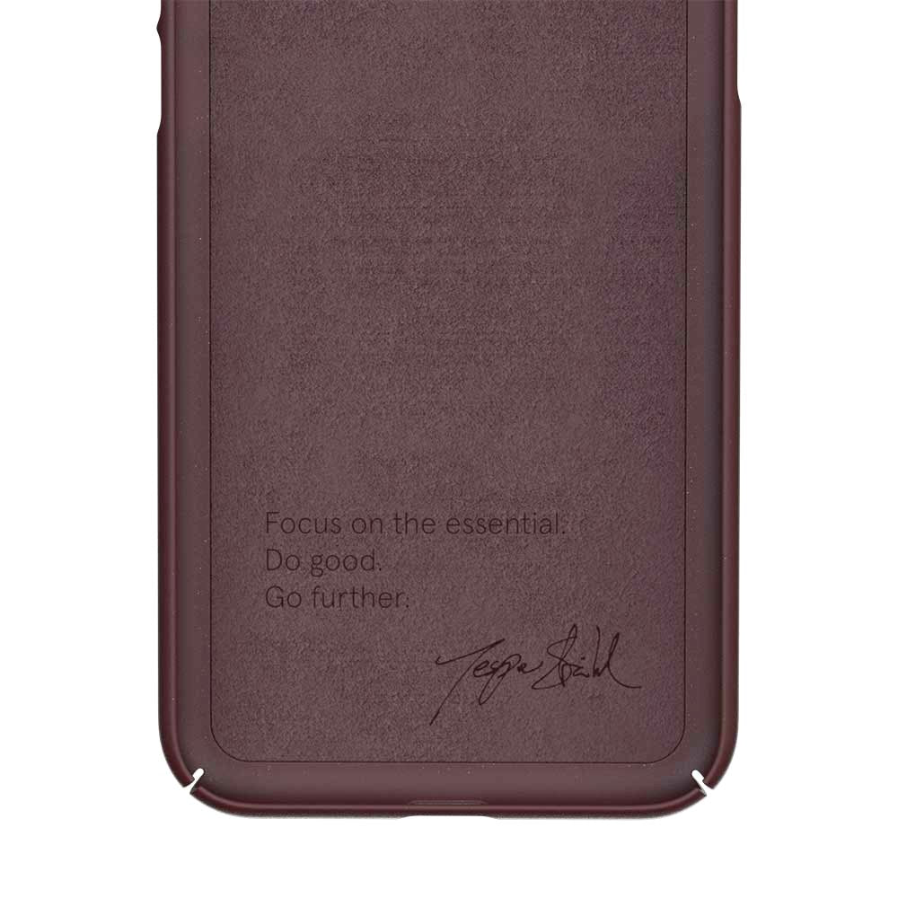 Nudient Thin Case V3 iPhone SE (2022/2020)/8/7 Case - Sangria Red
