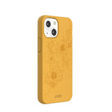 Pela Classic Honey Bee Eco-Friendly Plant-Based Case For iPhone 13 Mini - Orange