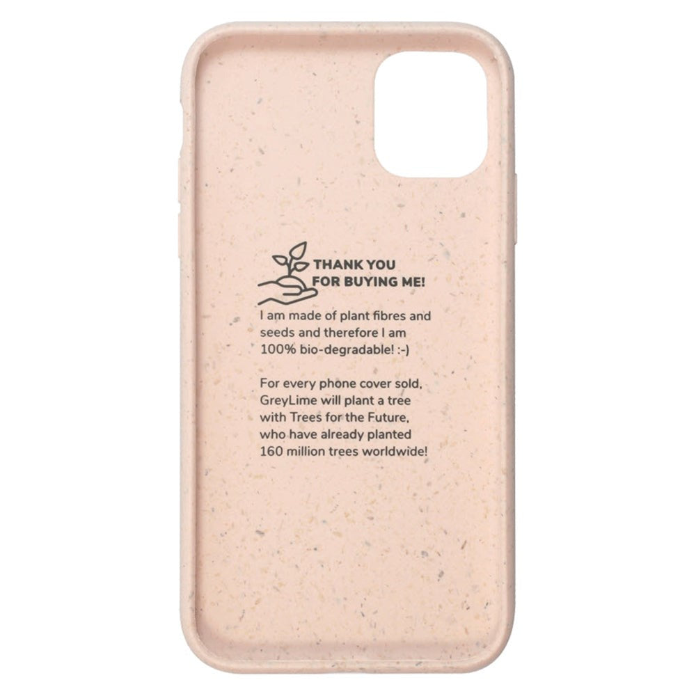 iPhone 11 GreyLime 100% Plant-based Case - Pink - Buy a Case & Plant a Tree