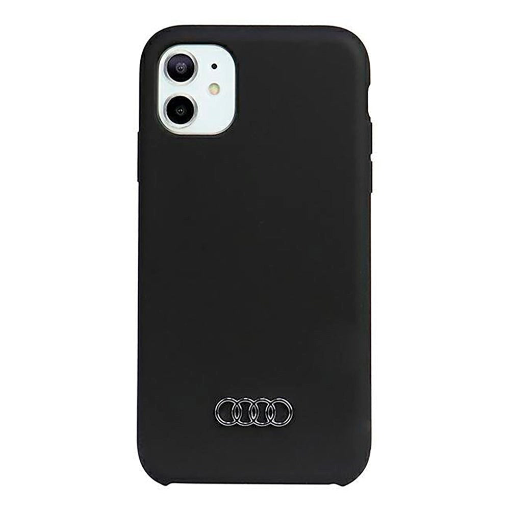 Audi iPhone 12 / 12 Pro Silicone Cover - Black