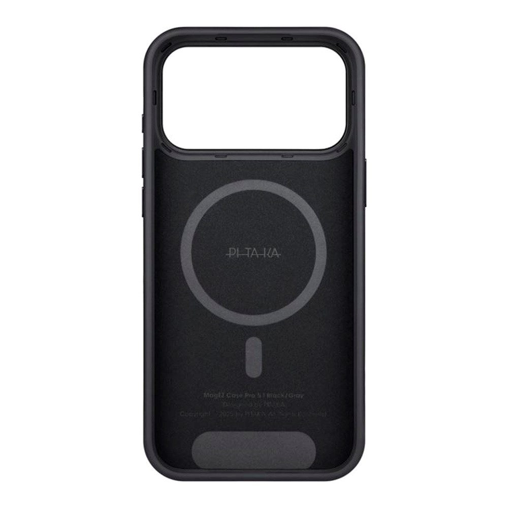 iPhone 17 Pro PITAKA Aramid UltraGuard Case - MagSafe Compatible - Black / Grey