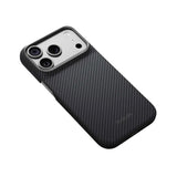 iPhone 18 Pro / 17 Pro Pitaka Edge Case - MagSafe Compatible - Black / Grey