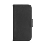 iPhone 13 Pro Max Key Nordfjord Slim Magnet Wallet Leather Flip Case - Black