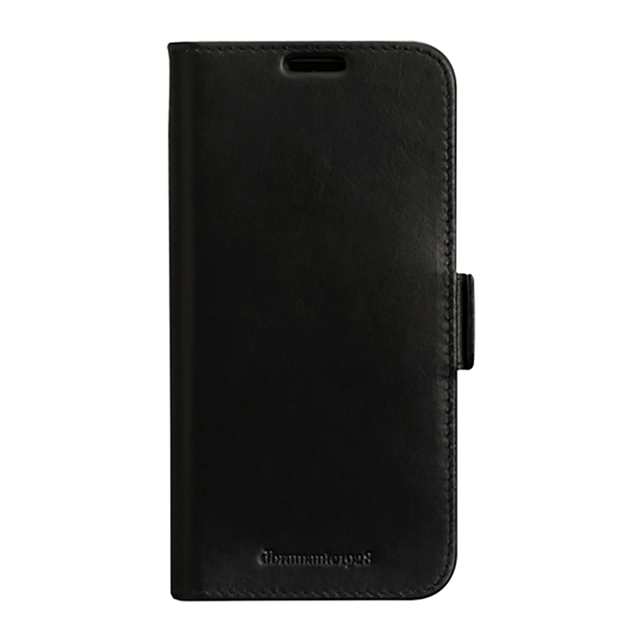 Samsung Galaxy S23 dbramante1928 Copenhagen Genuine Leather Magnet Flip Case - Black