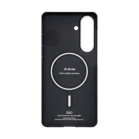 Samsung Galaxy S26+ (Plus) PITAKA Edge Case - MagSafe Compatible - Black / Grey Twill