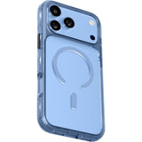 iPhone 18 Pro / 17 Pro LAUT CRYSTAL MATTER X Case - MagSafe Compatible - Blue / Transparent