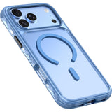 iPhone 18 Pro / 17 Pro LAUT CRYSTAL MATTER X Case - MagSafe Compatible - Blue / Transparent