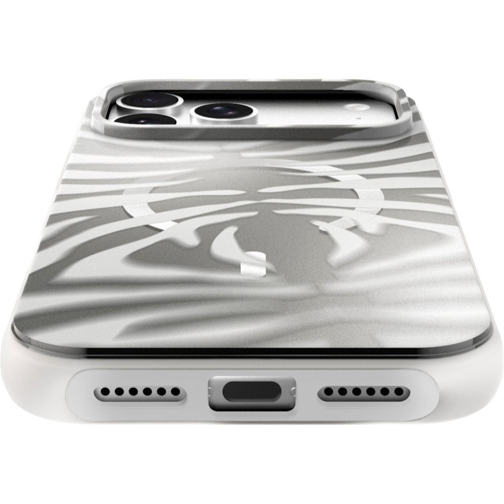 iPhone 18 Pro / 17 Pro LAUT HUEX WAVE Case - MagSafe Compatible - Pearl Zebra