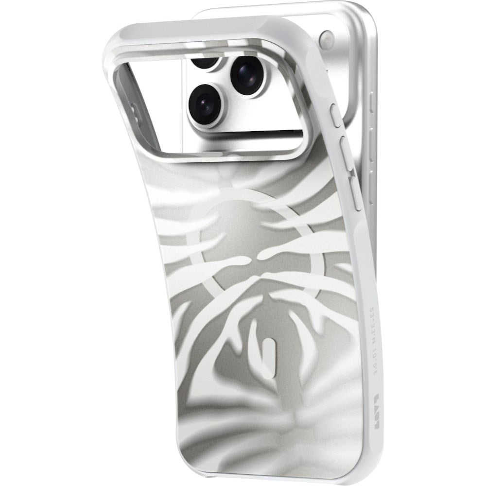 iPhone 18 Pro Max / 17 Pro Max LAUT HUEX WAVE Case - MagSafe Compatible - Pearl Zebra
