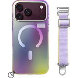 iPhone 18 Pro Max / 17 Pro Max LAUT NEON DREAM Case w. Strap - MagSafe Compatible - Cosmic Candy