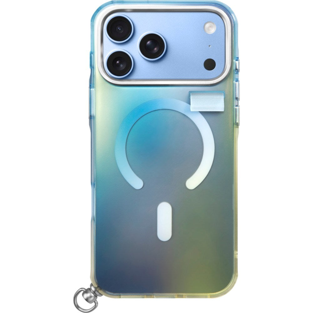 iPhone 18 Pro / 17 Pro LAUT NEON DREAM Case w. Strap - MagSafe Compatible - Trippy Tide