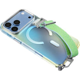 iPhone 18 Pro / 17 Pro LAUT NEON DREAM Case w. Strap - MagSafe Compatible - Trippy Tide