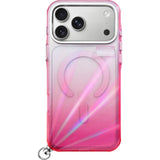 iPhone 18 Pro / 17 Pro LAUT NOVA GLOW Case with Strap and Star Charm - MagSafe Compatible - Pink
