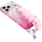 iPhone 18 Pro / 17 Pro LAUT NOVA GLOW Case with Strap and Star Charm - MagSafe Compatible - Pink