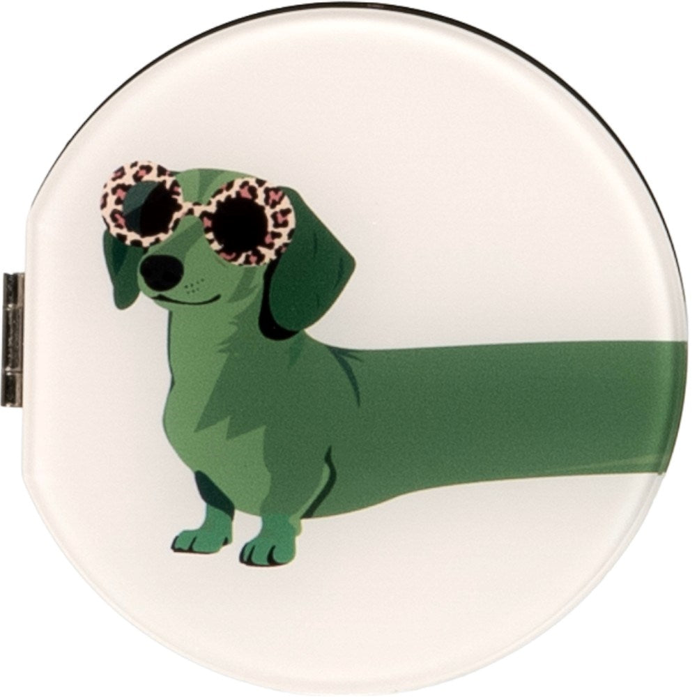 Mirror Stand for Phone LAUT MAGMOJI - MagSafe Compatible - Dachshund Matcha Tea