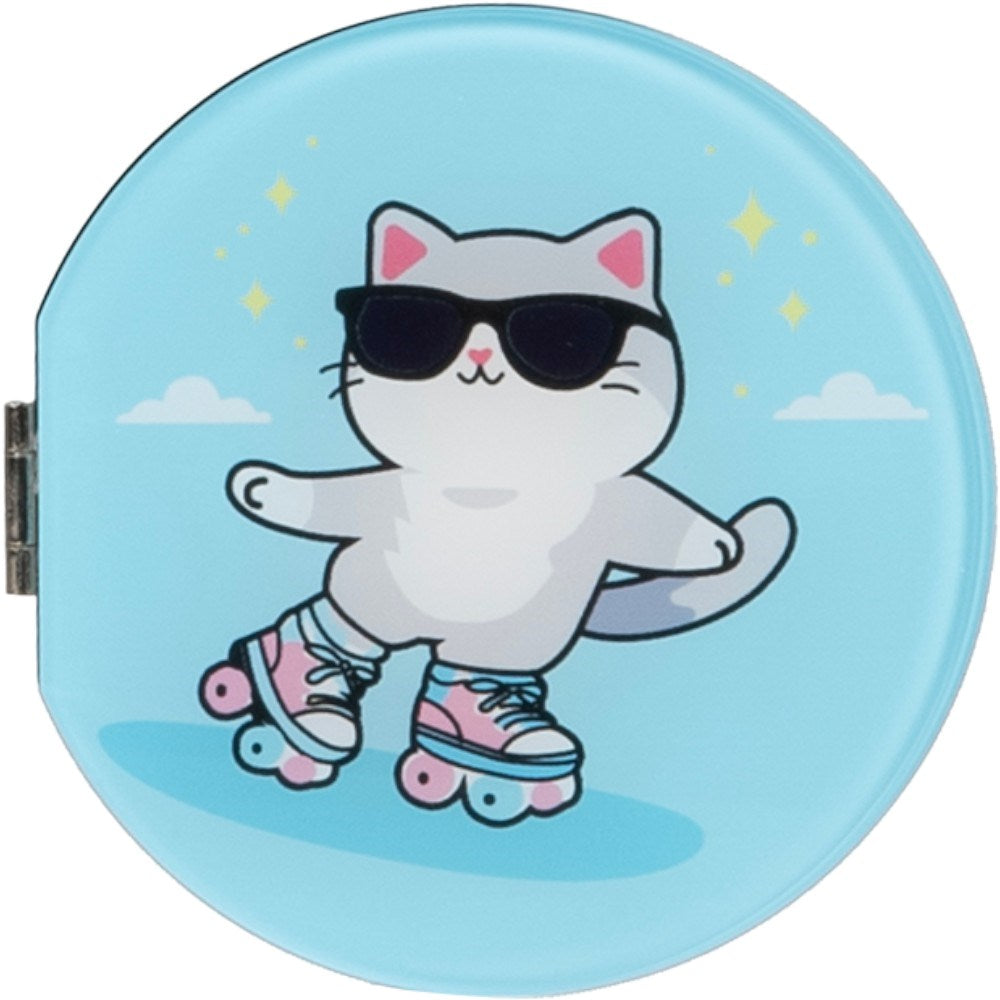 Mirror Stand for Phone LAUT MAGMOJI - MagSafe Compatible - Cat Keep Rolling
