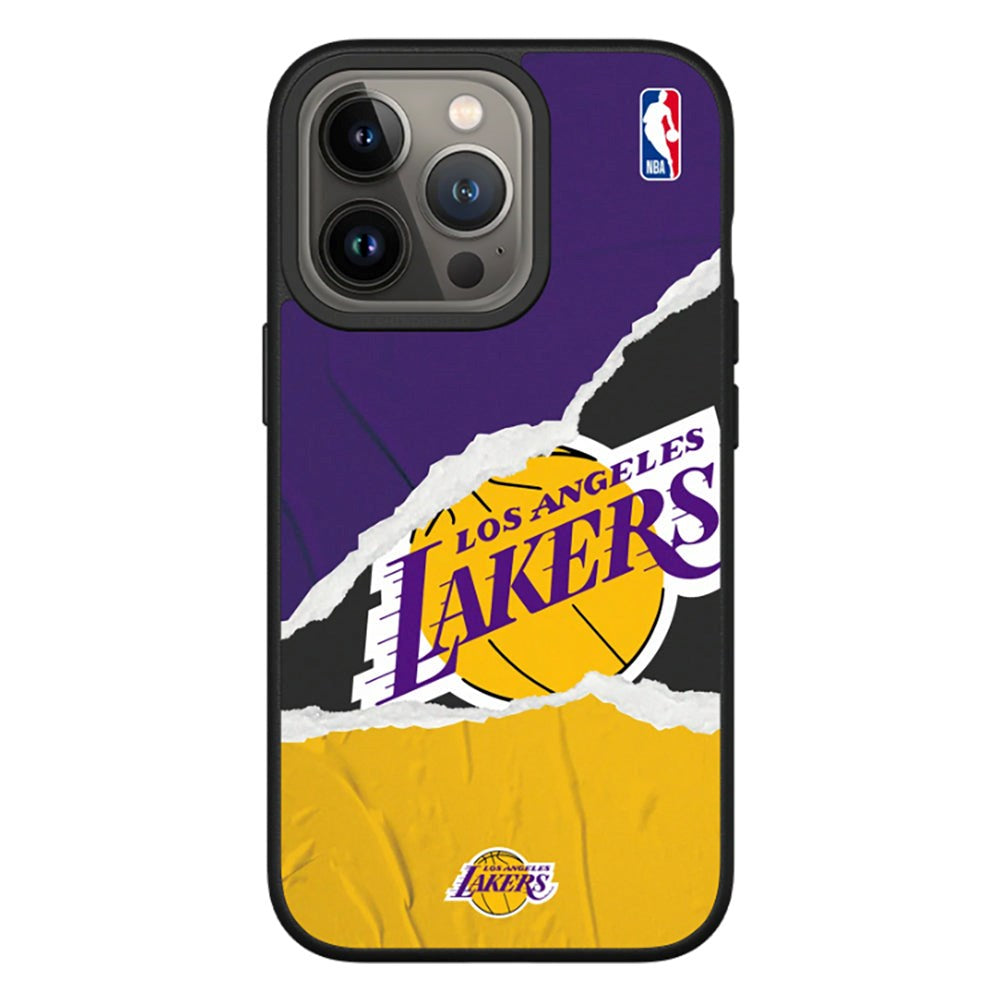 iPhone 13 Pro RhinoShield SolidSuit Drop Proof NBA Case with Los Angeles Lakers - Sweat and Tears