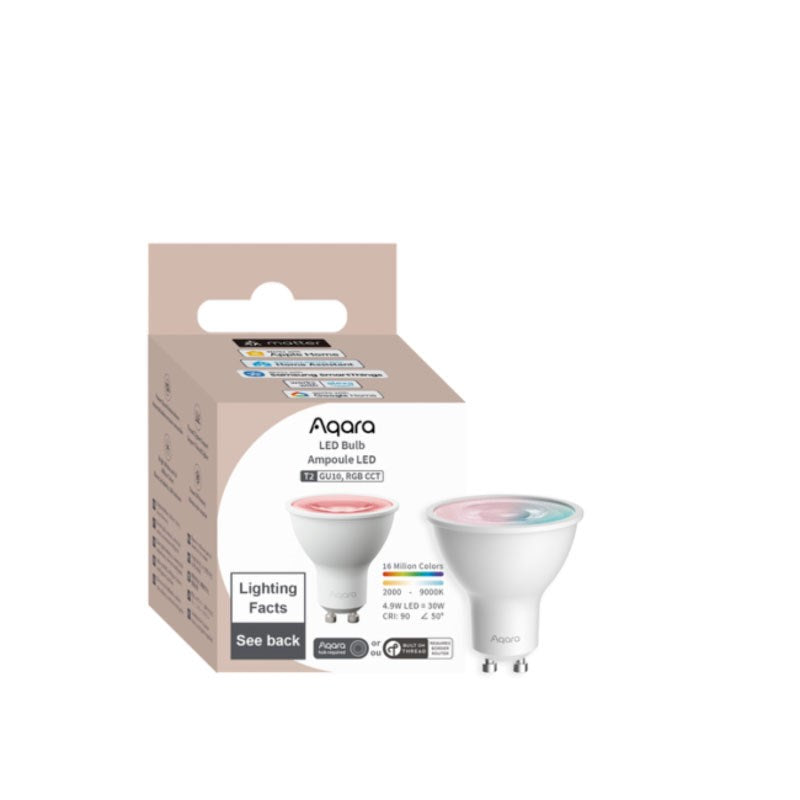 Aqara Smart Light LED Bulb T2 (RGB CCT, GU10) - White