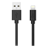 Smartline USB-A to Lightning Cable 1w. - Black