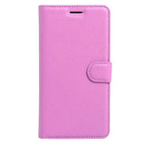 iPhone SE (2022 / 2020) / 8 / 7 Phone Wallet Case Soft Pouch Leather Purple