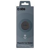 SBS Mini Magnetic Mobile Phone Holder for Car - Black