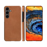 Samsung Galaxy A56 (5G) - dbramante1928 Lynge Genuine Leather 2-in-1 Flip Case - Tan