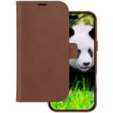 iPhone 16 Pro Max dbramante1928 Lynge Genuine Leather Magnet Flip Case - MagSafe Compatible - Tan