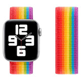 Apple Watch (38/40/SE/41/42mm) Lippa Nylon Strap - Rainbow