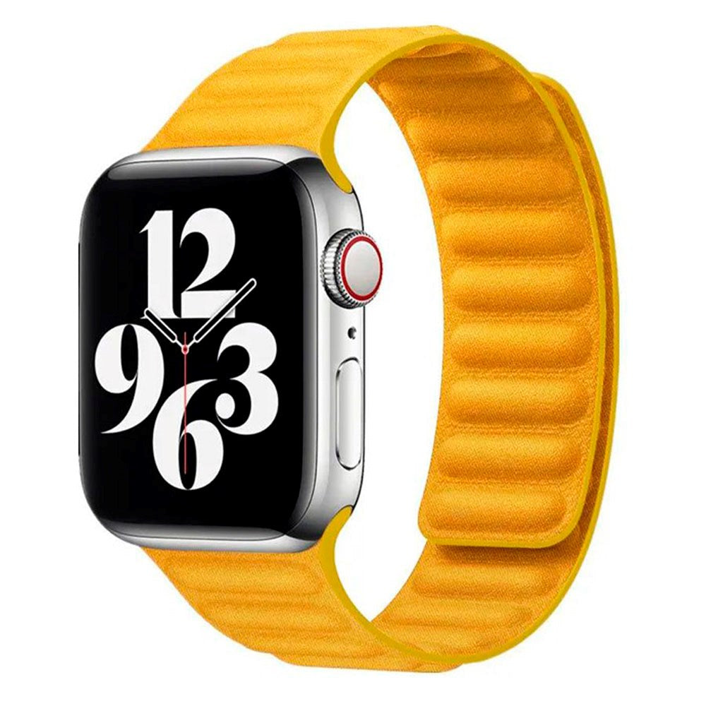 Apple Watch (42/44/SE/45/46/49mm) Magnetic Lippa Finewoven Strap - Yellow