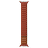 Lippa Apple Watch (42/44/SE/45/46/49mm) Magnetic Leather Strap - Brown
