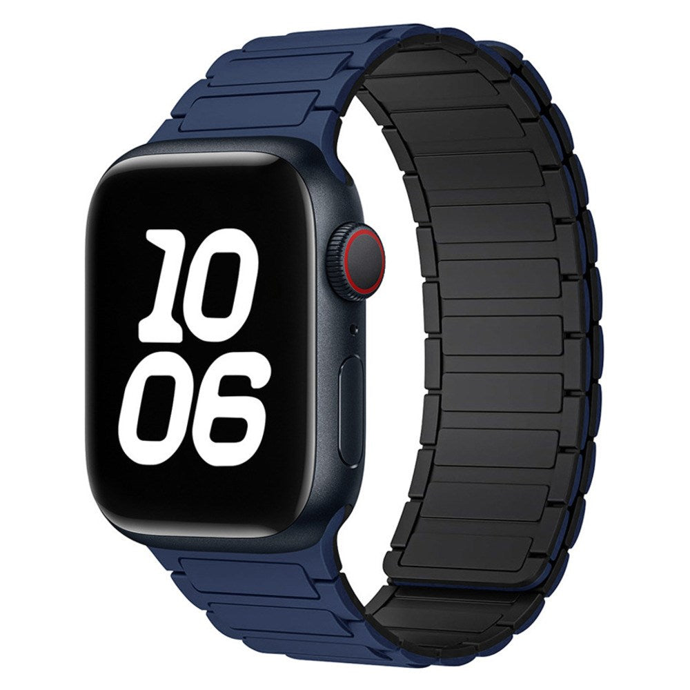 Apple Watch (38/40/41/42 mm) Lippa Magnetic Silicone Strap - Dark Blue