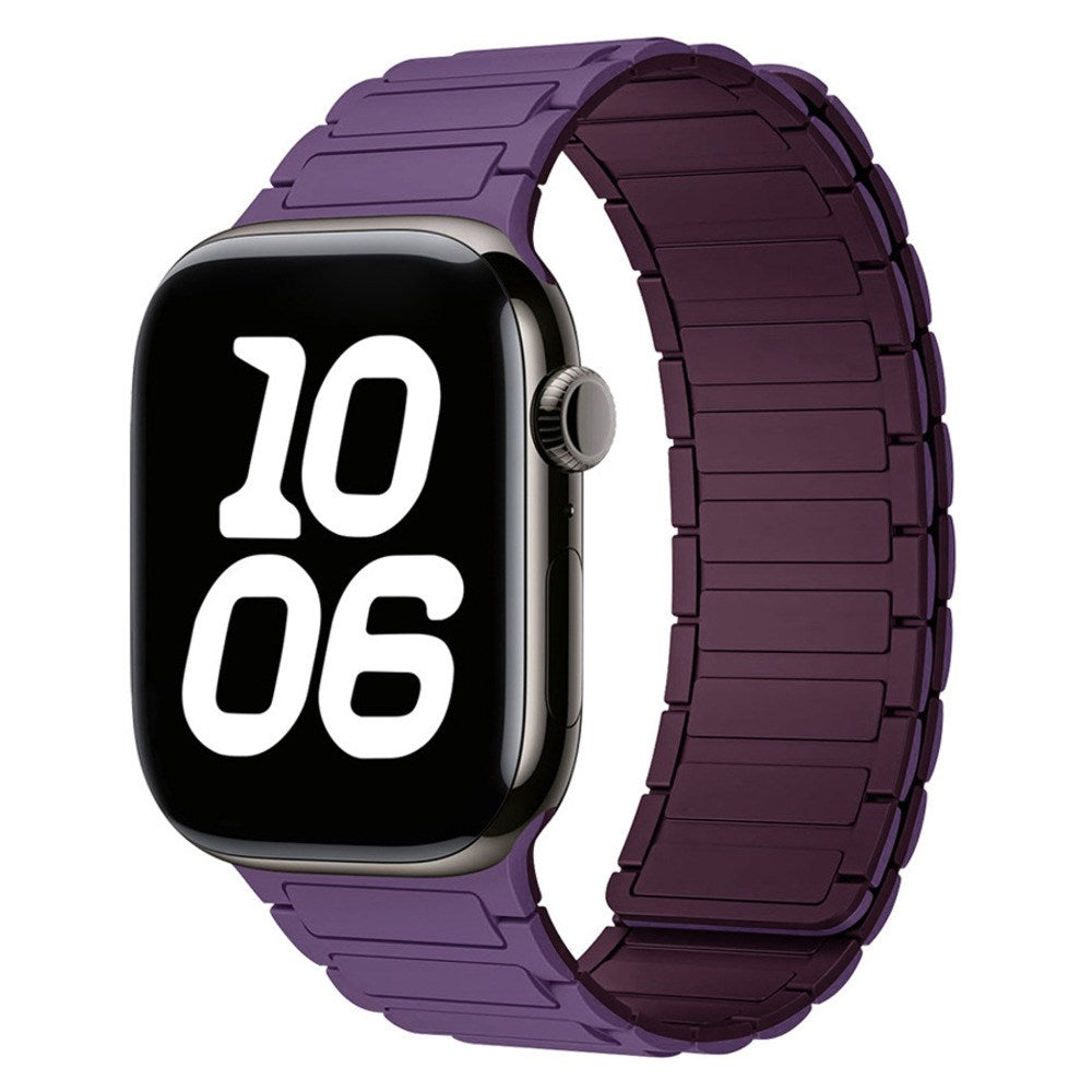 Apple Watch (38/40/41/42 mm) Lippa Magnetic Silicone Strap - Purple