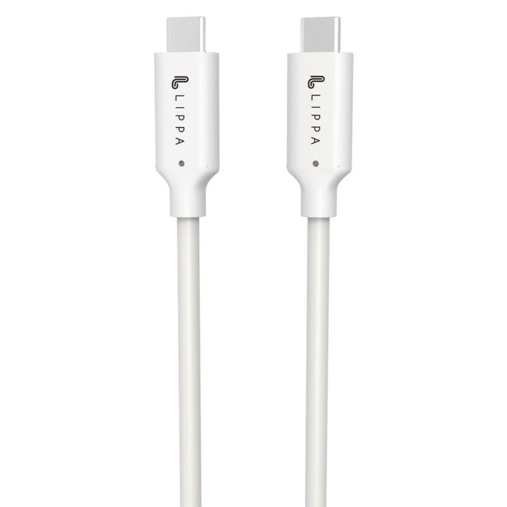 Lippa Cable USB-C to USB-C 100W - 2m - White
