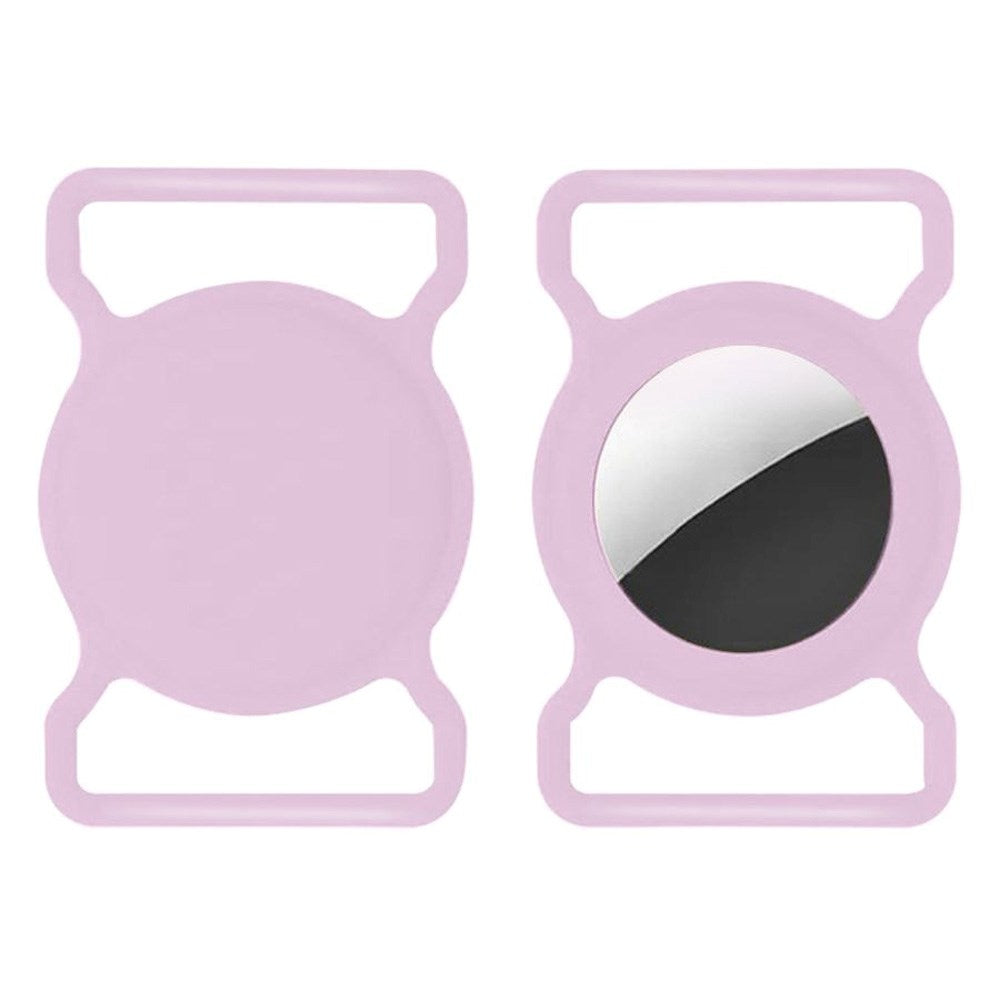 Lippa Silicone AirTag 1. & 2. Gen. Holder for Collar - Pink