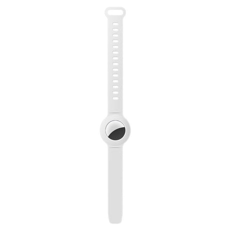 Lippa Silicone AirTag Bracelet - White