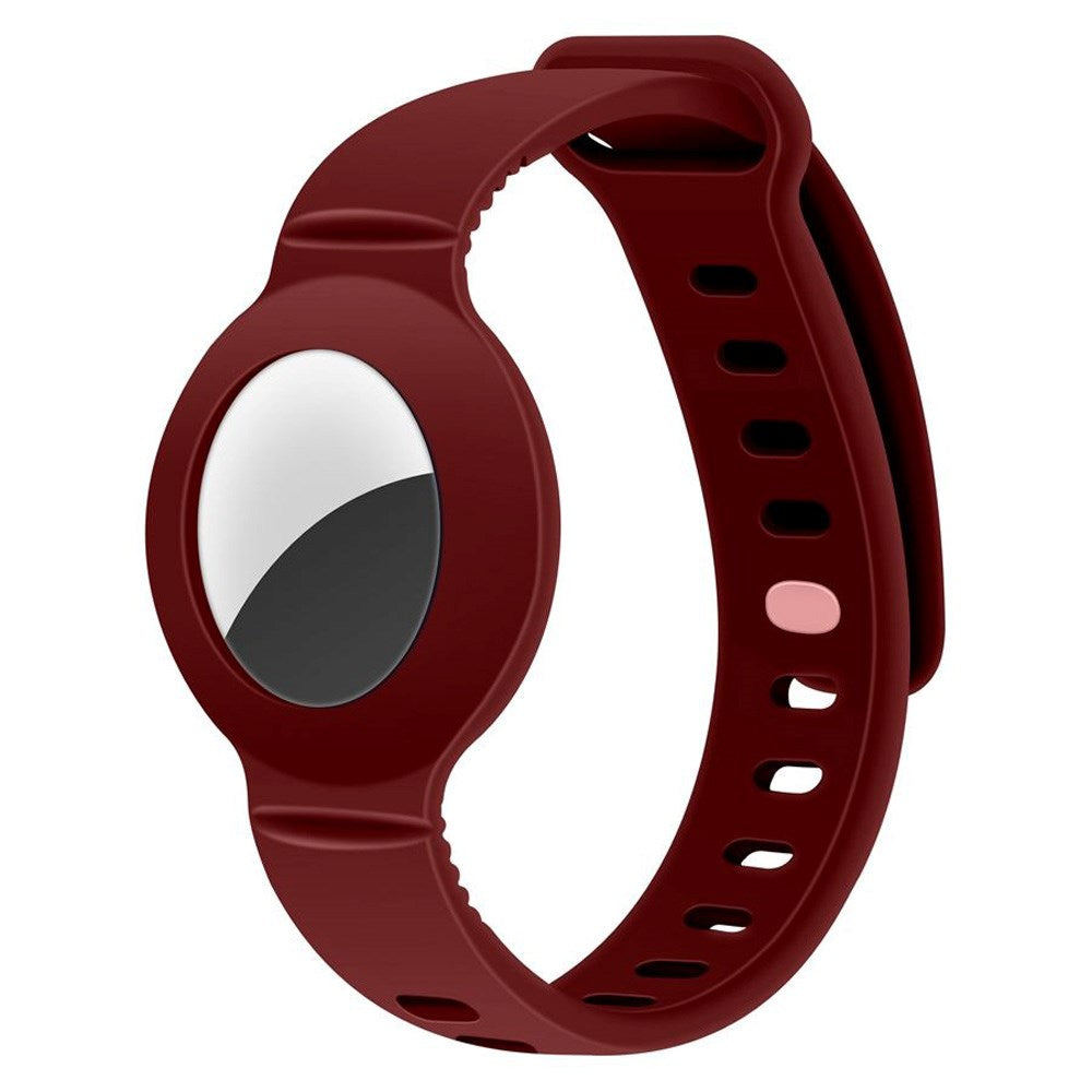 Lippa Silicone AirTag 1. & 2. Gen. Bracelet - Red