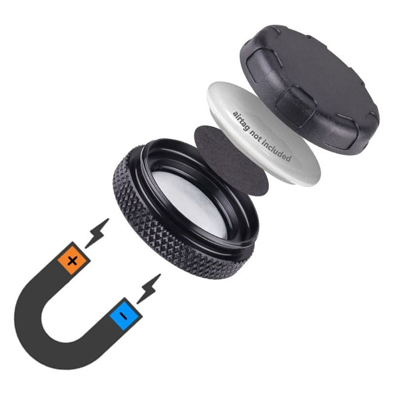 Lippa Magnetic Holder for AirTag - Black