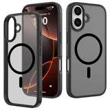 iPhone 17 Lippa Hybrid Plastic Case - MagSafe Compatible - Matte / Black